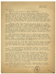 Hunter S. Thompson Letter Signed, With Autograph Note -- ''...bought a huge Doberman name of Agar for $100...Also a pistol for $70 & now I can't pay the rent...''